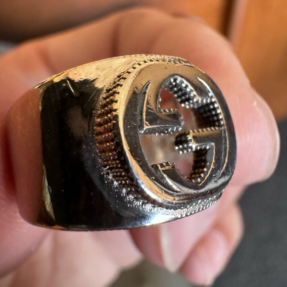 Gucci sterling silver ring size 8 - Picture 2 of 10